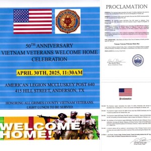 American Legion McCluskey Post 640 "Vietnam Veterans Welcome Home Celebration"