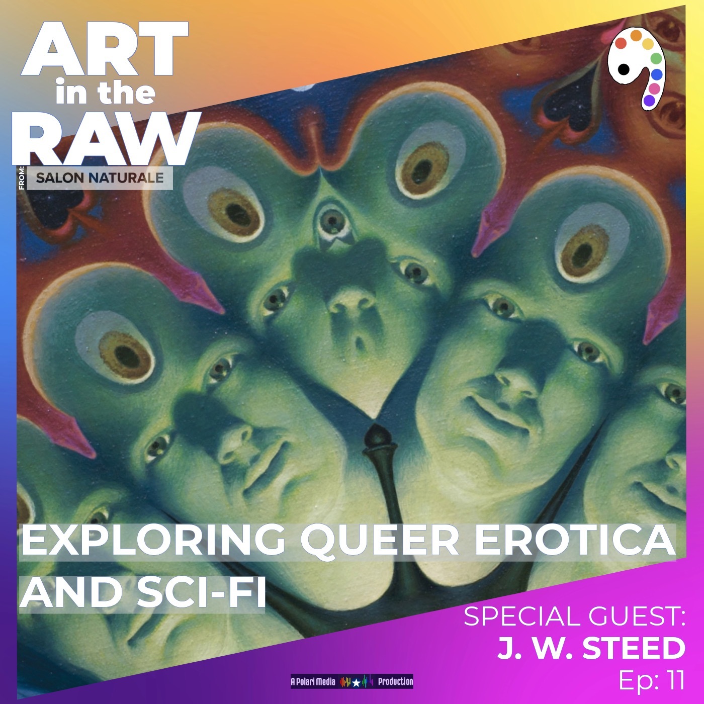 S1:E11 Exploring Queer Erotica and Sci-Fi with J. W. Steed