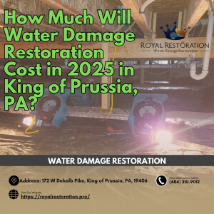 How Much Will Water Damage Restoration Cost in 2025 in King of Prussia, PA?