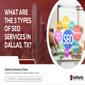What Are the 3 Types of SEO Services in Dallas, TX?