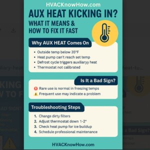 Aux Heat Kicking In? What It Means & How to Fix It Fast – Discover Why Auxiliary Heat Comes On, if It's a Bad Sign, and The Best Troubleshooting Steps to Resolve It.