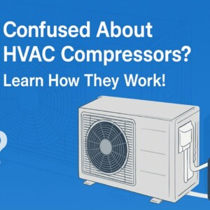 Confused About HVAC Compressors? Learn how They Work! Wondering What an HVAC Air Conditioner Compressor Unit Does? Explore Its Function & the Different Types for Efficient Cooling.