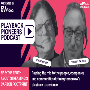 EP02 - Thierry Fautier Hosts Ben Schwarz: The Truth About Streaming’s Carbon Footprint