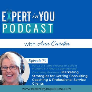 Part 2 of 5-Step Process to Build a Multiple 6-7 Figure Coaching and Consulting Business