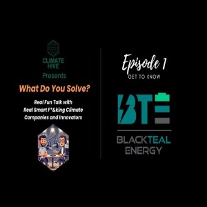 Climate Hive - What Do You Solve Black Teal Energy