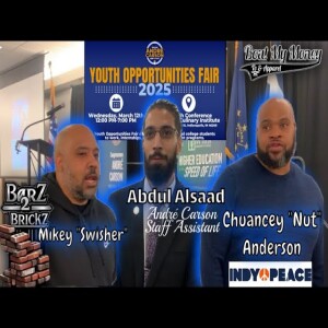 Barz2Brickz attends the André Carson Youth Job Fair “We Outside” Come Ride With Us as We Build!