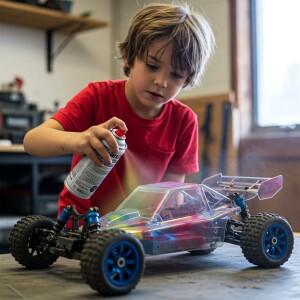 Cutting, Sanding, Masking, & Painting Lexan (Polycarbonate) RC Vehicle Bodies