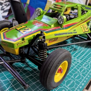 The Tamiya Grasshopper Hop-Ups: Oil-Filled CVA Shock Dampers using Grasshopper II (or Rising Fighter / Super Hornet) Parts