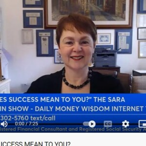 WHAT DOES SUCCESS MEAN TO YOU