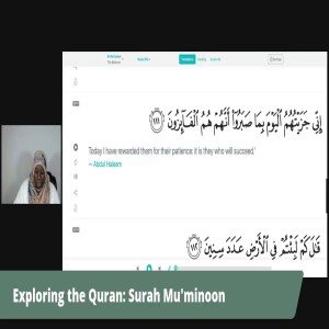 Exploring the Quran for Women | Ustadha Fatima Lette