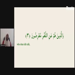 Exploring The Quran: Tafsir of Surah Mu’minoon for Women