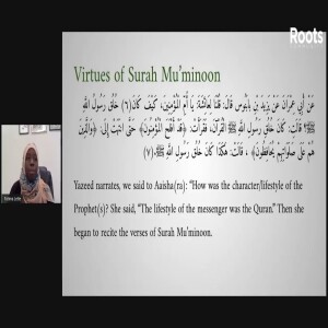 Exploring the Quran: Tafsir of Surah Mu’minoon