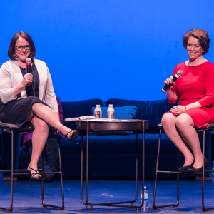 Episode 57: Visiting with Deb Frank Feinen and Julia Rietz of Champaign, IL and their story, “A Mayor &amp; A State’s Attorney Walk Onto a Stage”