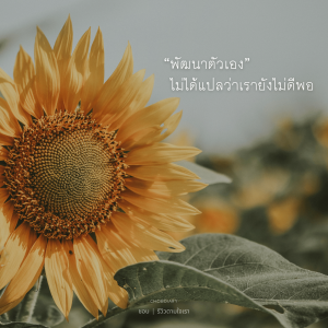 พัฒนาตัวเองเพื่อการเติบโต