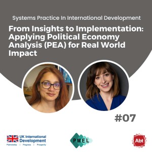 From Insights to Implementation: Applying Political Economy Analysis (PEA) for Real World Impact