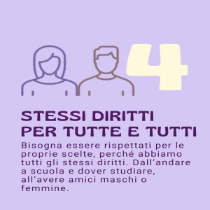 4 / STESSI DIRITTI PER TUTTE E TUTTI