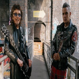 Watch Robbie Williams and Tony Iommi discuss collaboration in behind-the-scenes footage of ’Rocket’ music video