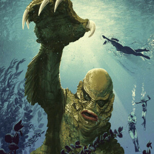 Dark League Podcast Season 1, Episode 4- Frog Men, Fish Men, and Other Aquatic Monstrosities