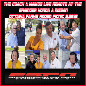 The Coach &amp; Maikos Podcast from The Karl DeMasi Sports Report 09.29.18 on ESPN RADIO SAVANNAH/HILTON HEAD 104.3FM/1400AM/92.7FM on Hilton Head Island