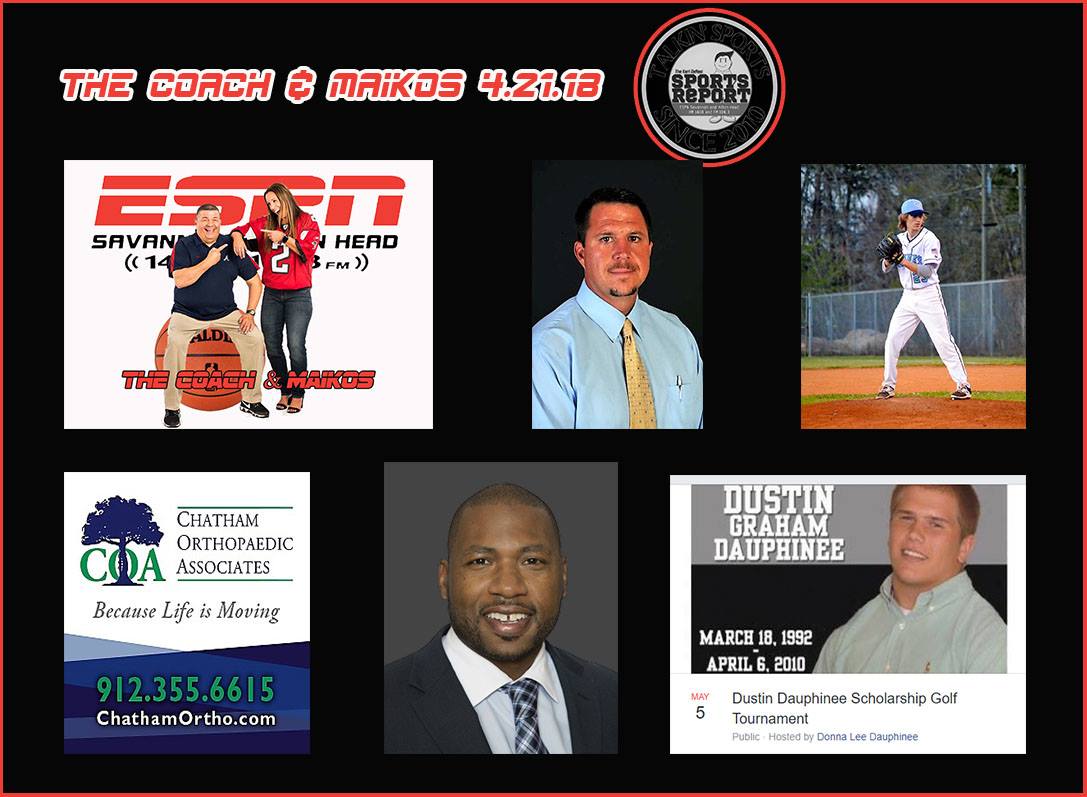 The Coach & Maikos Podcast from The Karl DeMasi Sports Report 04.21.18 on ESPN RADIO SAVANNAH/HILTON HEAD 104.3FM/1400AM/92.7FM on HHI