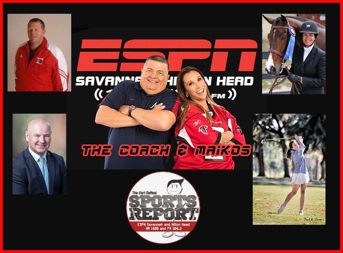 The Coach &amp; Maikos Podcast from The Karl DeMasi Sports Report 04.07.18 on ESPN RADIO SAVANNAH/HILTON HEAD 104.3FM/1400AM/92.7FM on HHI