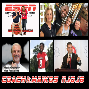 The Coach & Maikos Podcast from The Karl DeMasi Sports Report 11.10.18 on ESPN RADIO SAVANNAH/HILTON HEAD 104.3FM/1400AM/92.7FM on Hilton Head Island