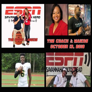 The Coach &amp; Maikos Podcast from The Karl DeMasi Sports Report 10.13.18 on ESPN RADIO SAVANNAH/HILTON HEAD 104.3FM/1400AM/92.7FM on Hilton Head Island