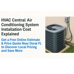 HVAC Central Air Conditioning System Installation Cost Explained—Get a Free Online Estimate & Price Quote Near Doral FL to Discover Local Pricing and Save More