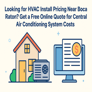 Looking for HVAC Install Pricing Near Boca Raton? Get a Free Online Quote for Central Air Conditioning System Costs