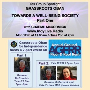 Yes Group spotlight #20 Grassroots Oban presents Scotland's Future: an alternative to tax, by Graeme McCormick