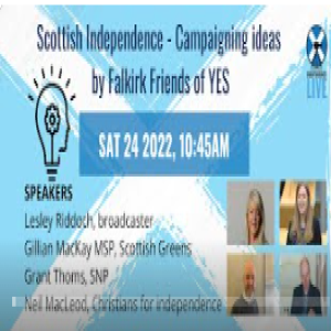 Campaigning:  Panel discussion from Falkirk Friends of Yes