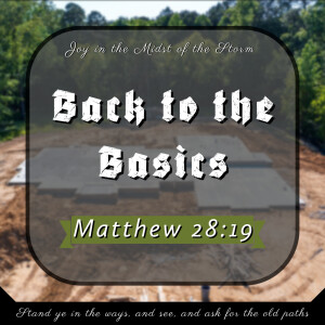 Back to the Basics