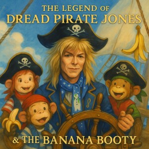 David Bowie: THE LEGEND OF DREAD PIRATE JONES & THE BANANA BOOTY  (Book)   ***OFFICIAL RELEASE Walt Disney x Prince KINGDOM OF WONDER ***