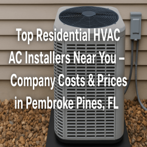 Top Residential HVAC AC Installers Near You – Company Costs & Prices in Pembroke Pines, FL