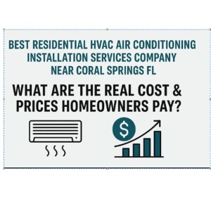 Best Residential HVAC Air Conditioning Installation Services Company Near Coral Springs FL – What Are the Real Cost & Prices Homeowners Pay?