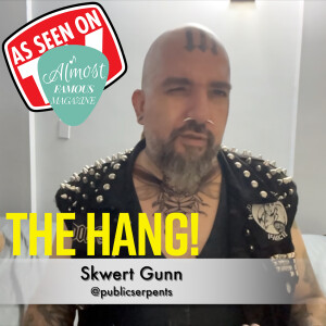 Skwert Gunn of Public Serpents Talks DIY Music, Projects in Brazil and Punk Rock Bowling on The Hang!