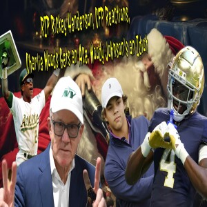 RIP Rickey Henderson, CFP Reactions, Charlie Woods Gets an Ace, Woody Johnson’s an Idiot