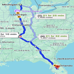 The Most Detailed Drive from Michigan to Florida You Could Ever Listen To!!!