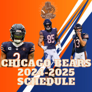 #615 Chicago Bears 2024-2025 schedule is released