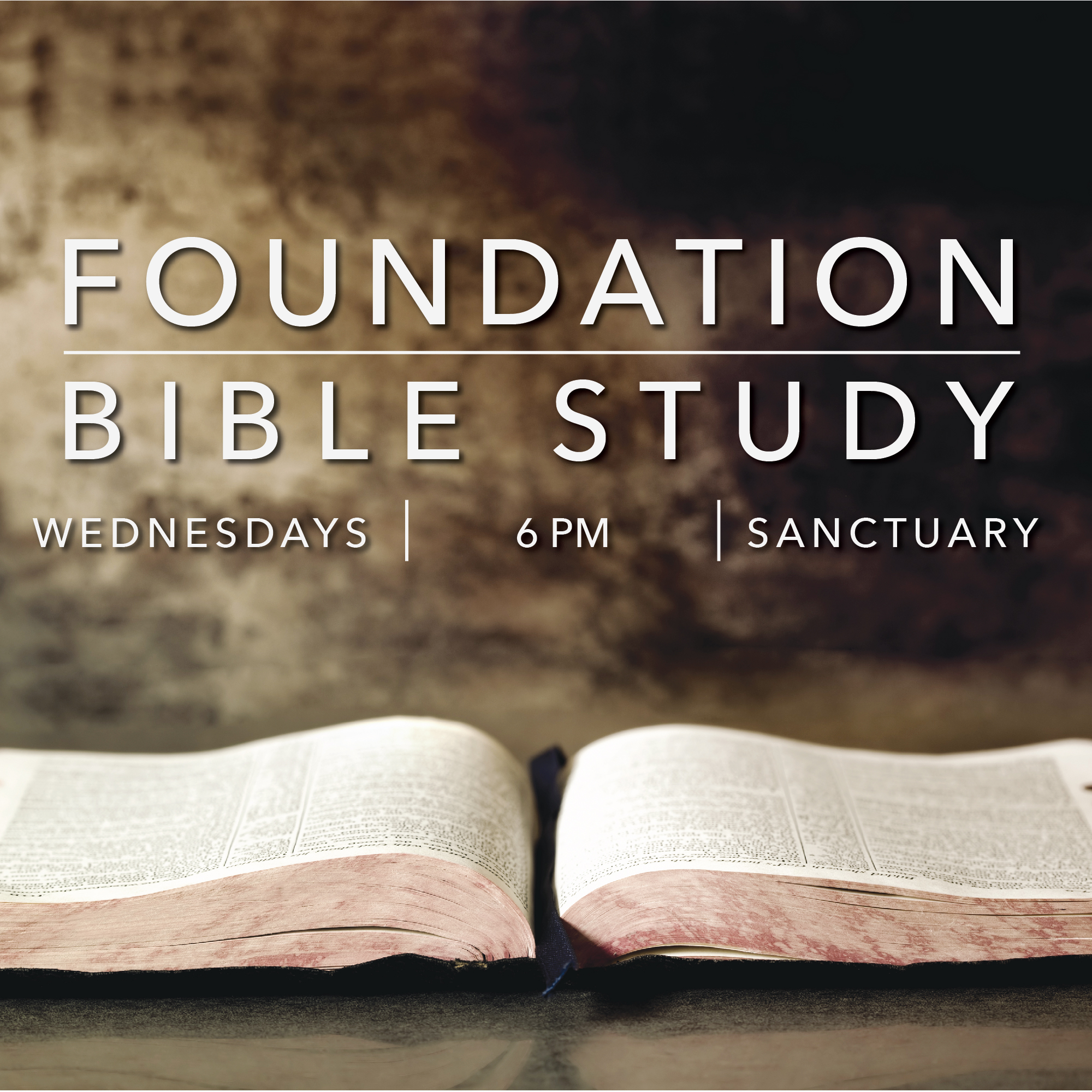 Foundation Bible Study Week 1