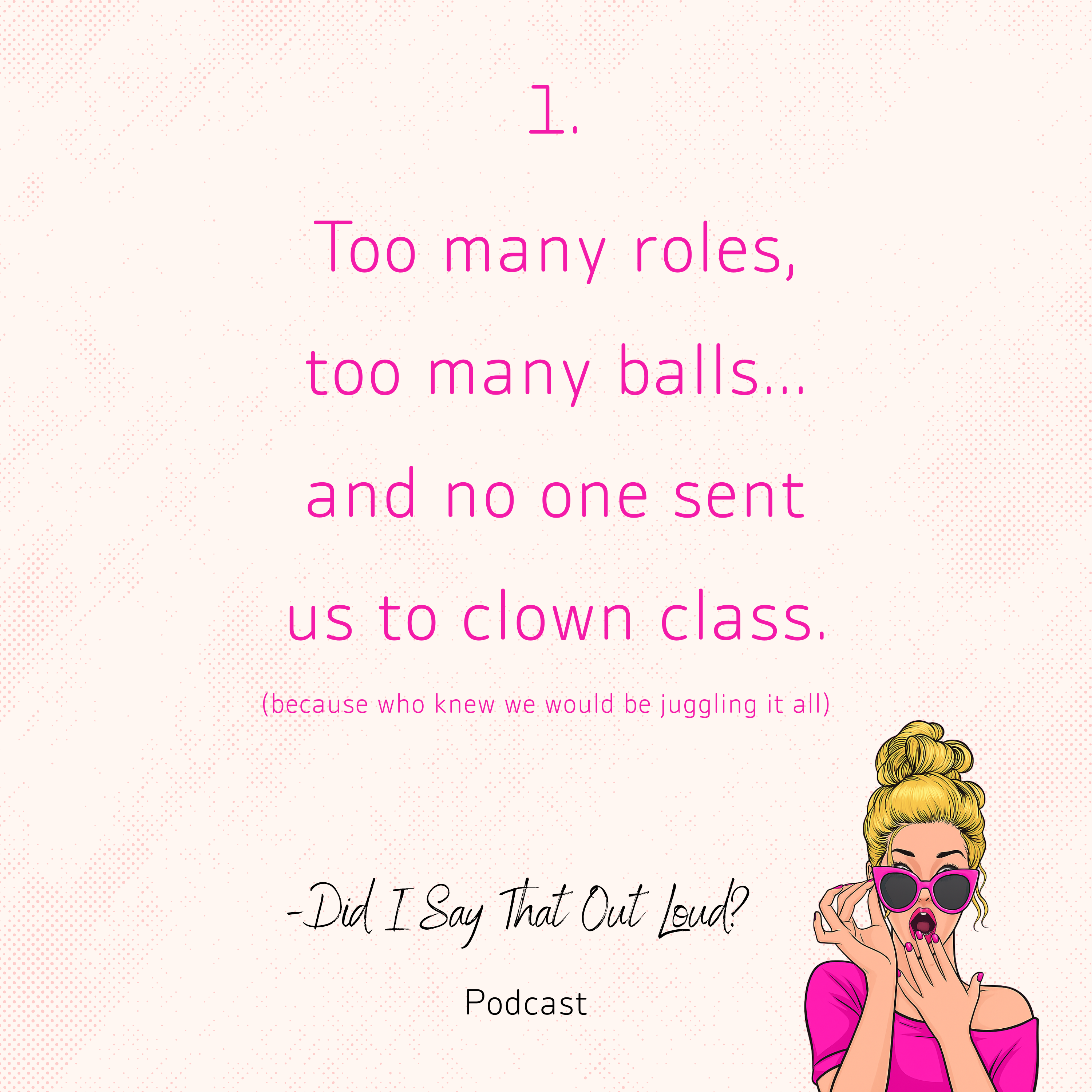 Too many balls, too many roles episode artwork