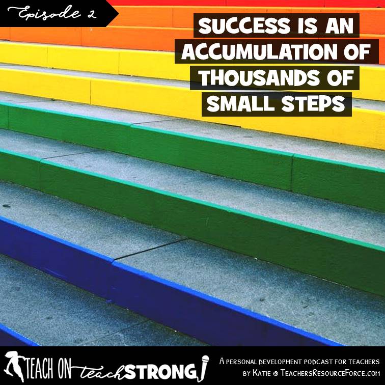 [2] Success is an accumulation of thousands of small steps