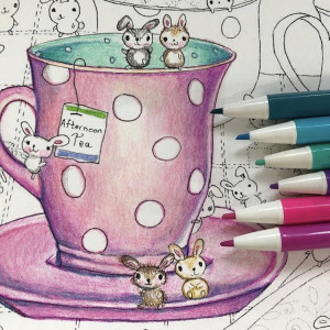 #53. Drawing, coloring and cute little Buns, with Dea Lenihan (PATRON VERSION)
