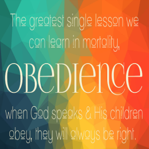 THE POWER OF OBEDIENCE