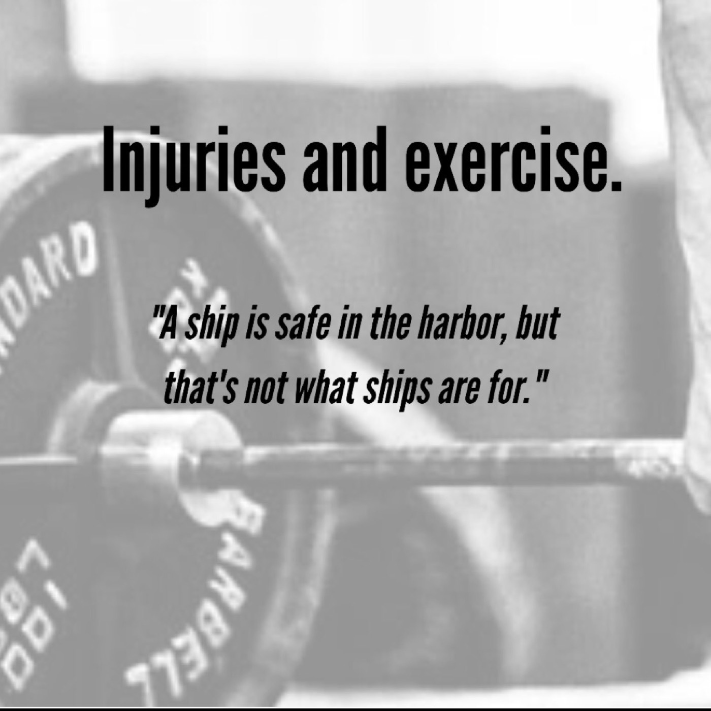 Episode 123- Injuries and exercise.