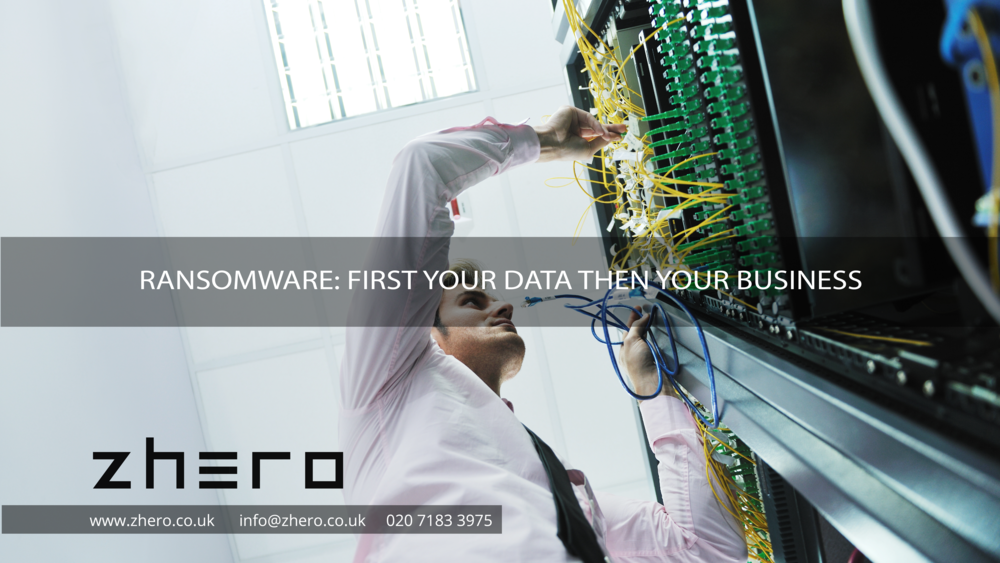 Ransomware first your data then your business