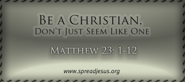 The Last Public Sermon of Christ - The Sermon of Woes Matthew 23