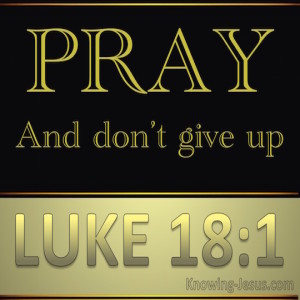 CTKA a people of prayer - Luke 18:1-8