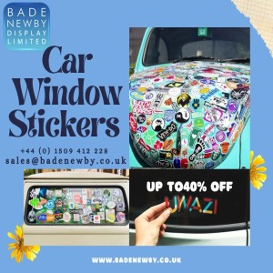 How Car Window Stickers Can Grow Your Brand