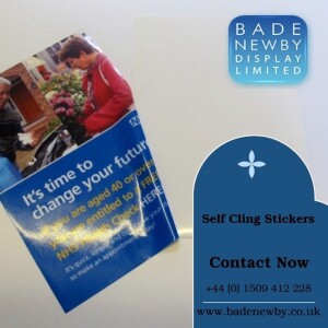 Easy and Convenient Advertising with Self Cling Window Stickers